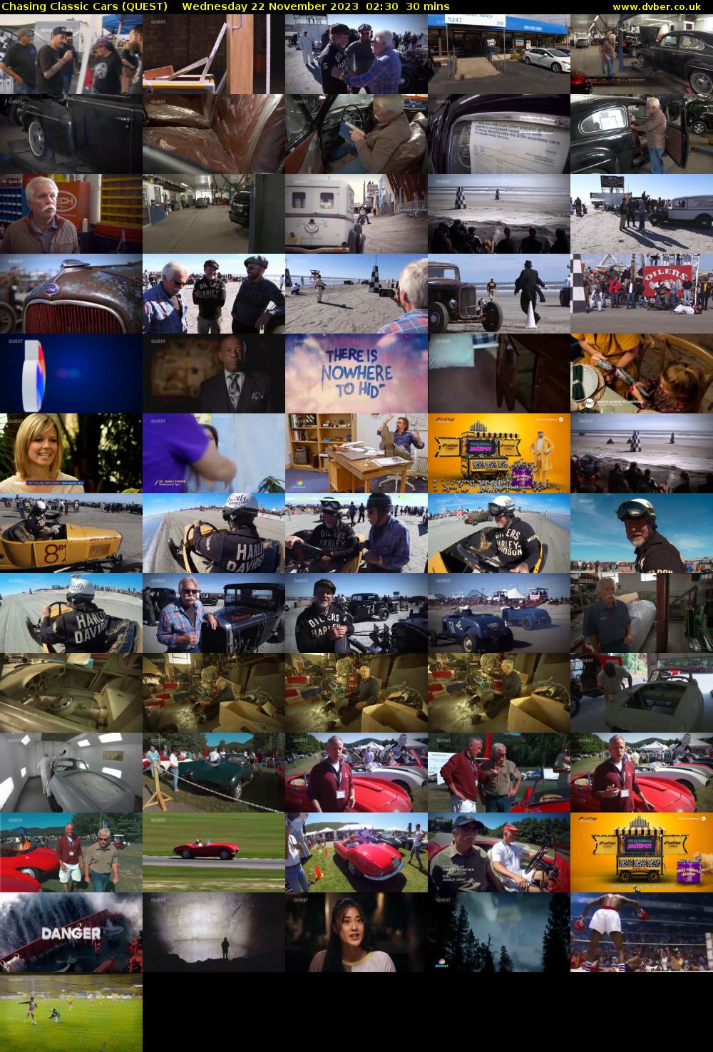 Chasing Classic Cars (QUEST) Wednesday 22 November 2023 02:30 - 03:00