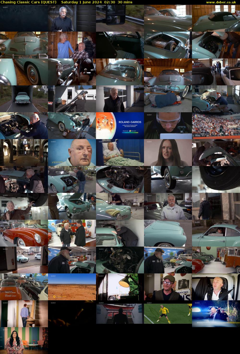 Chasing Classic Cars (QUEST) Saturday 1 June 2024 02:30 - 03:00