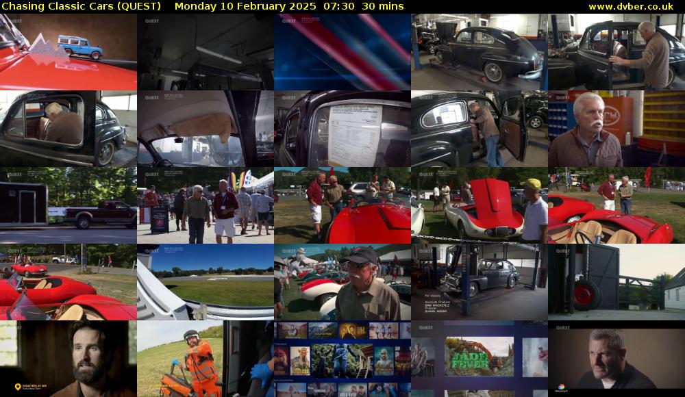 Chasing Classic Cars (QUEST) Monday 10 February 2025 07:30 - 08:00
