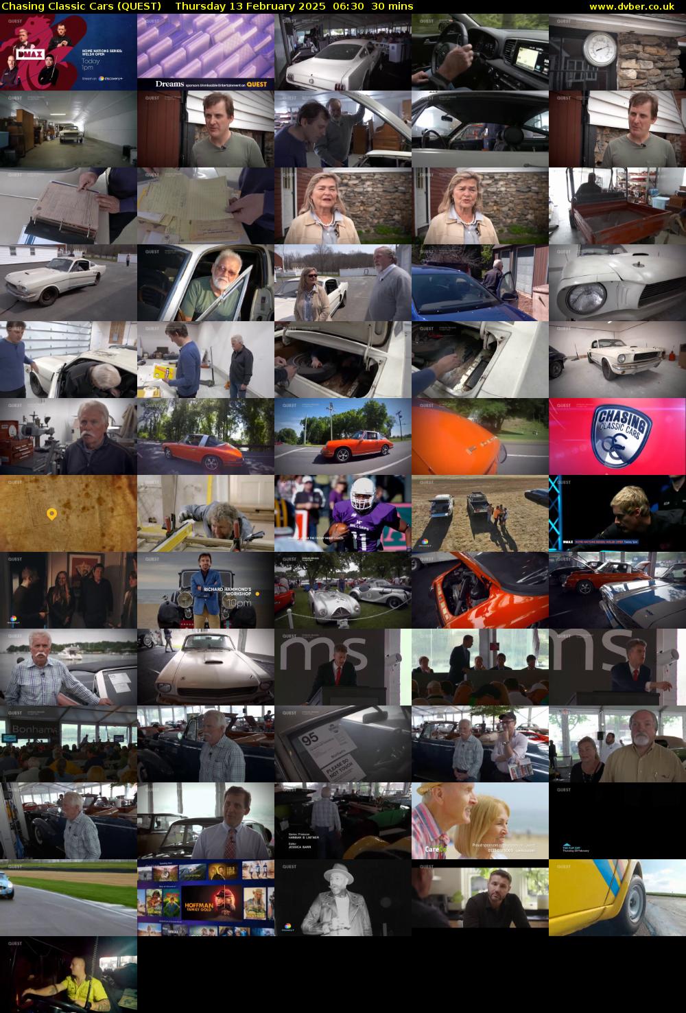 Chasing Classic Cars (QUEST) Thursday 13 February 2025 06:30 - 07:00