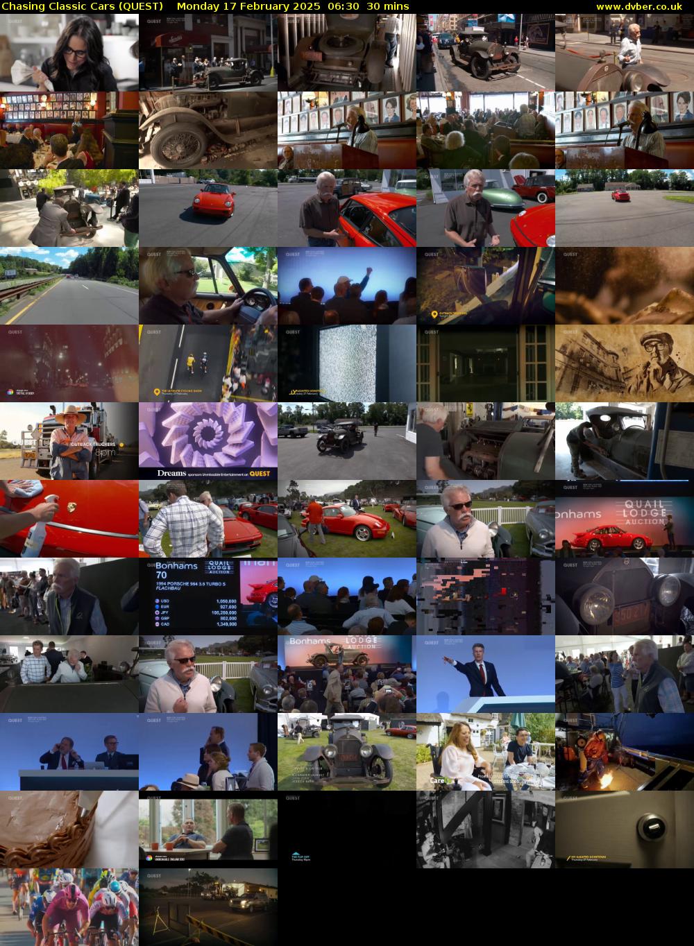 Chasing Classic Cars (QUEST) Monday 17 February 2025 06:30 - 07:00