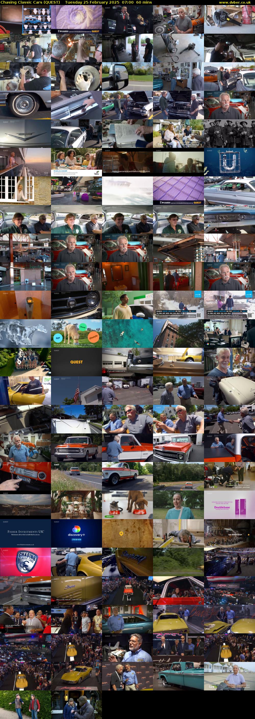Chasing Classic Cars (QUEST) Tuesday 25 February 2025 07:00 - 08:00