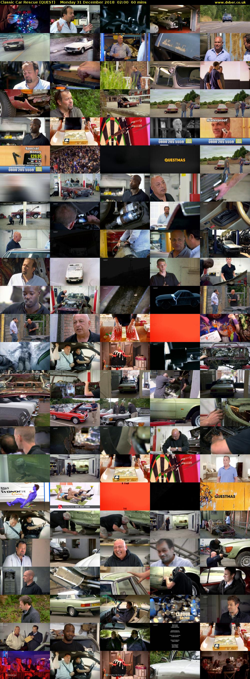 Classic Car Rescue (QUEST) Monday 31 December 2018 02:00 - 03:00
