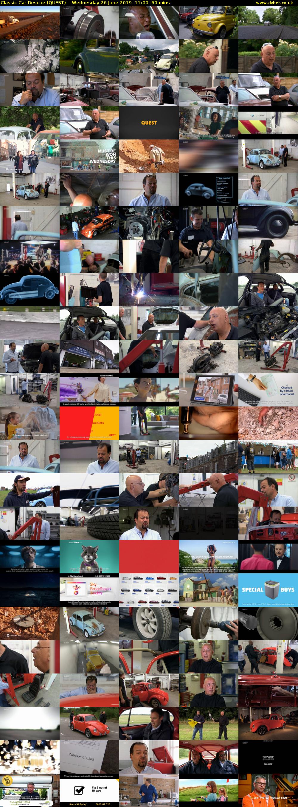Classic Car Rescue (QUEST) Wednesday 26 June 2019 11:00 - 12:00