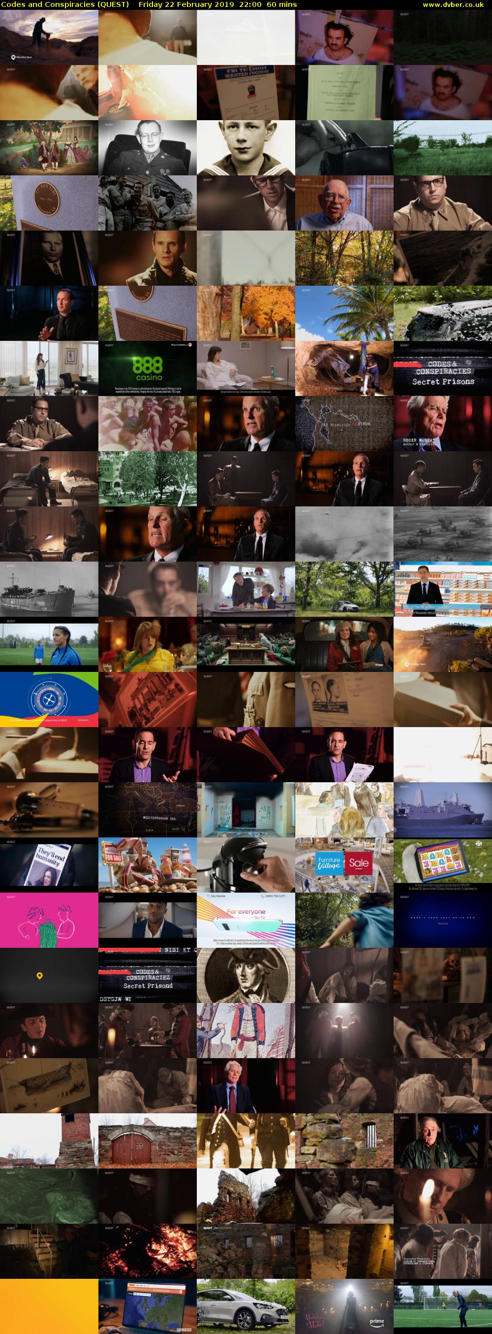 Codes and Conspiracies (QUEST) Friday 22 February 2019 22:00 - 23:00