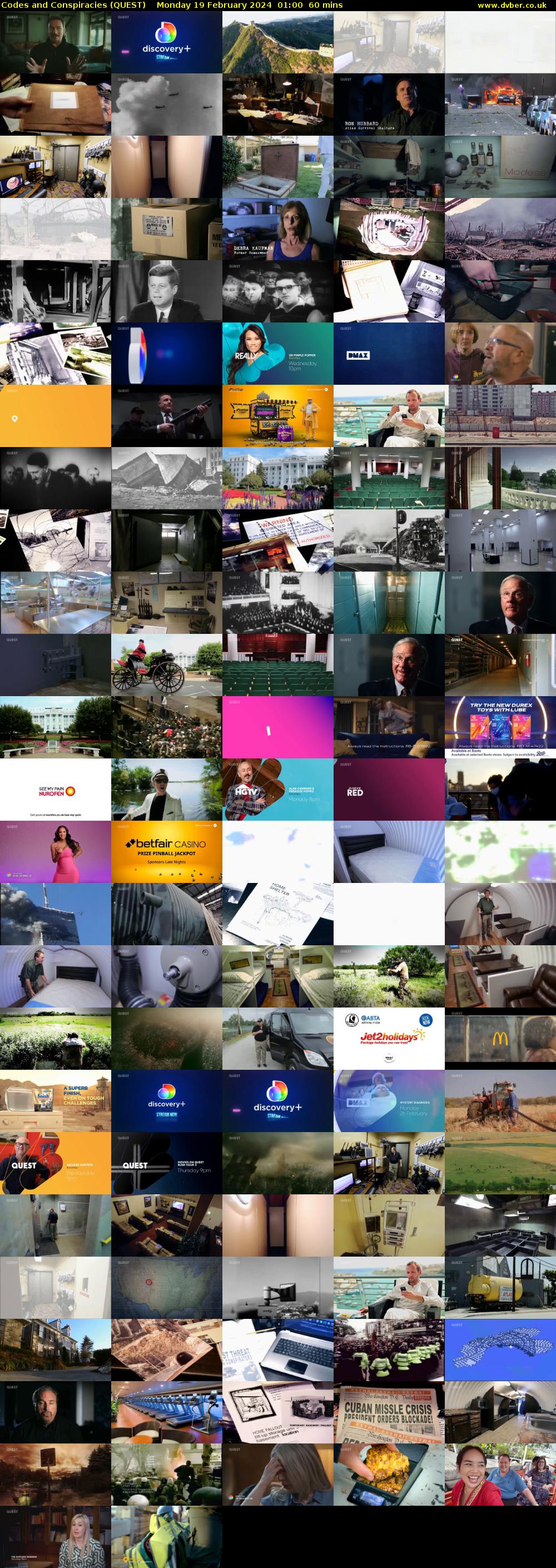 Codes and Conspiracies (QUEST) Monday 19 February 2024 01:00 - 02:00