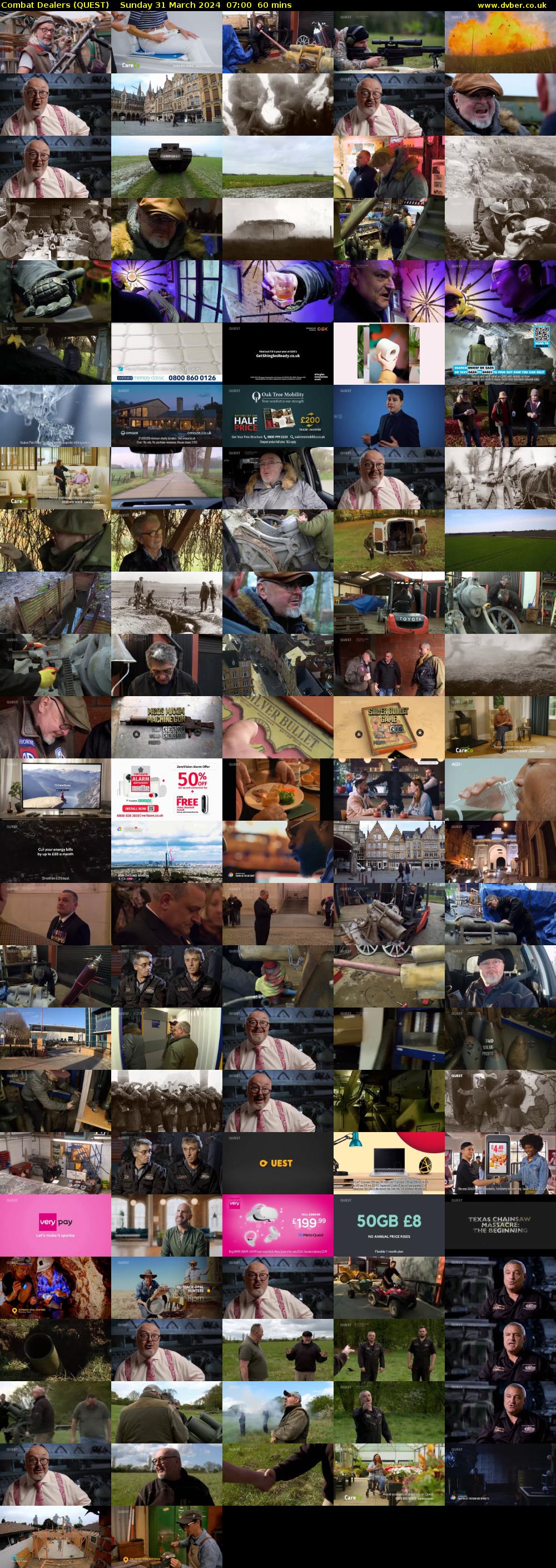 Combat Dealers (QUEST) Sunday 31 March 2024 07:00 - 08:00