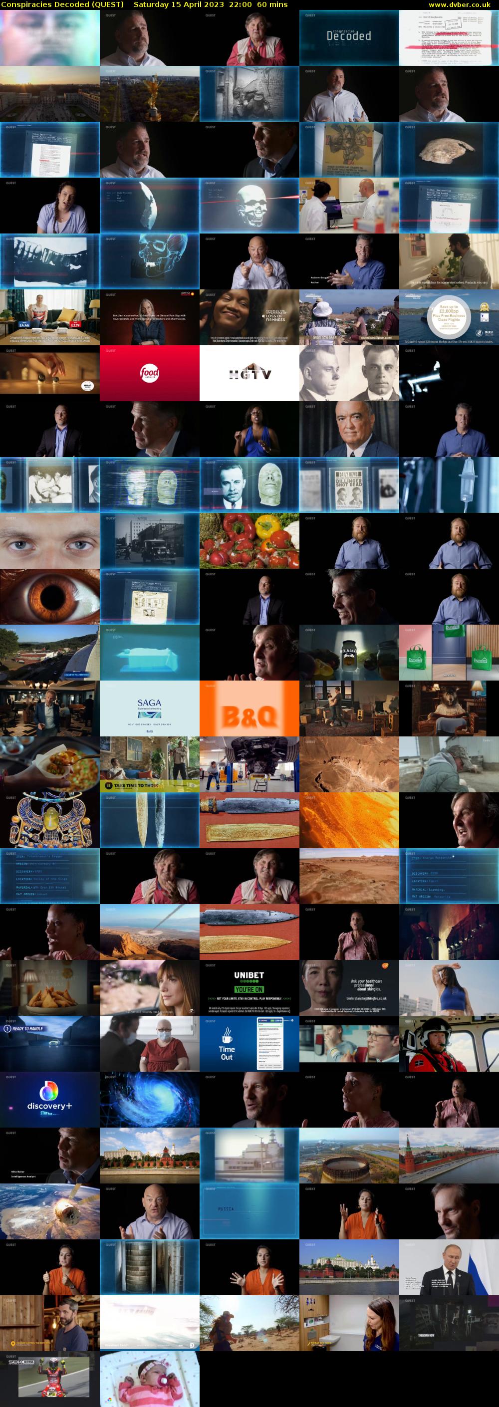 Conspiracies Decoded (QUEST) Saturday 15 April 2023 22:00 - 23:00