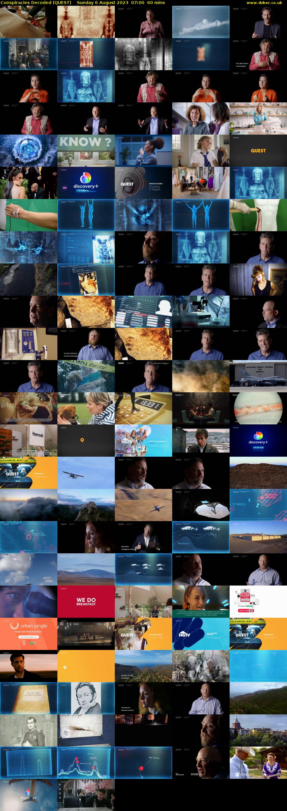 Conspiracies Decoded (QUEST) Sunday 6 August 2023 07:00 - 08:00