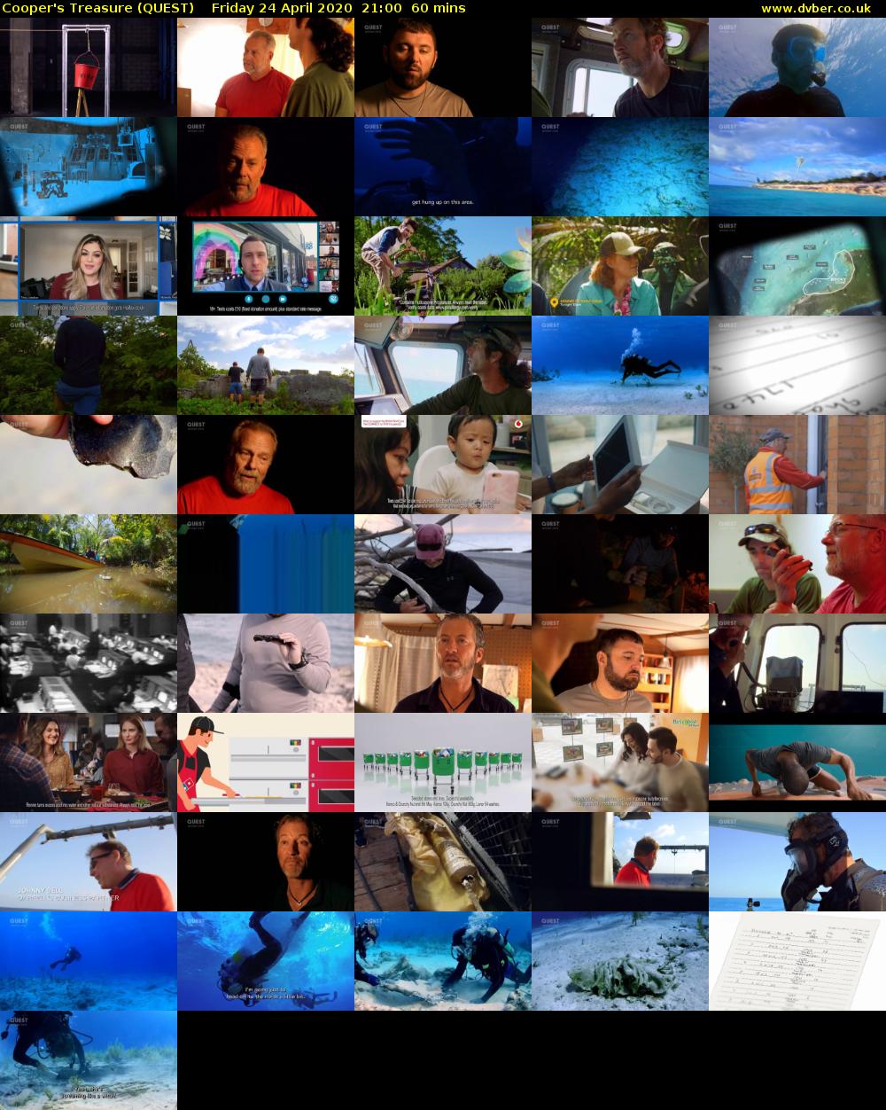 Cooper's Treasure (QUEST) Friday 24 April 2020 21:00 - 22:00