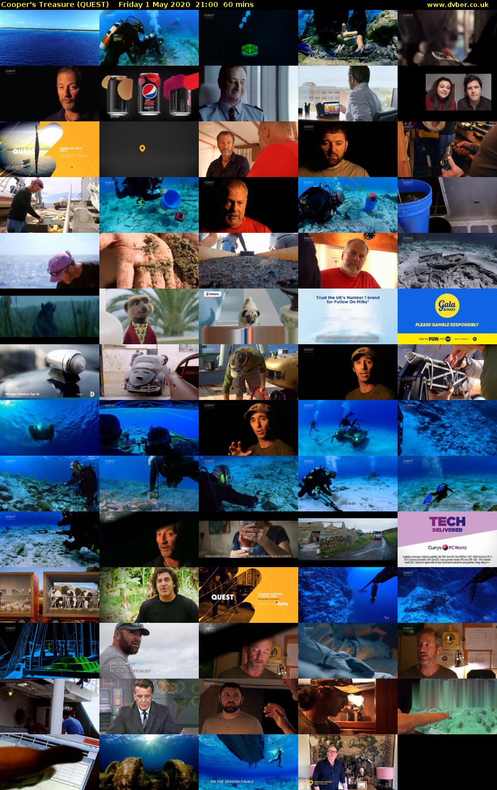 Cooper's Treasure (QUEST) Friday 1 May 2020 21:00 - 22:00