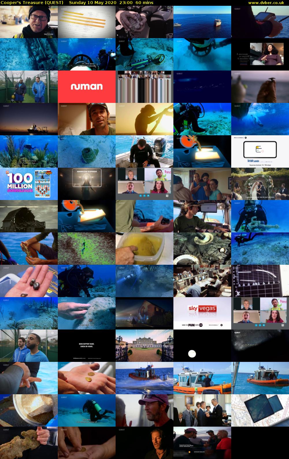 Cooper's Treasure (QUEST) Sunday 10 May 2020 23:00 - 00:00
