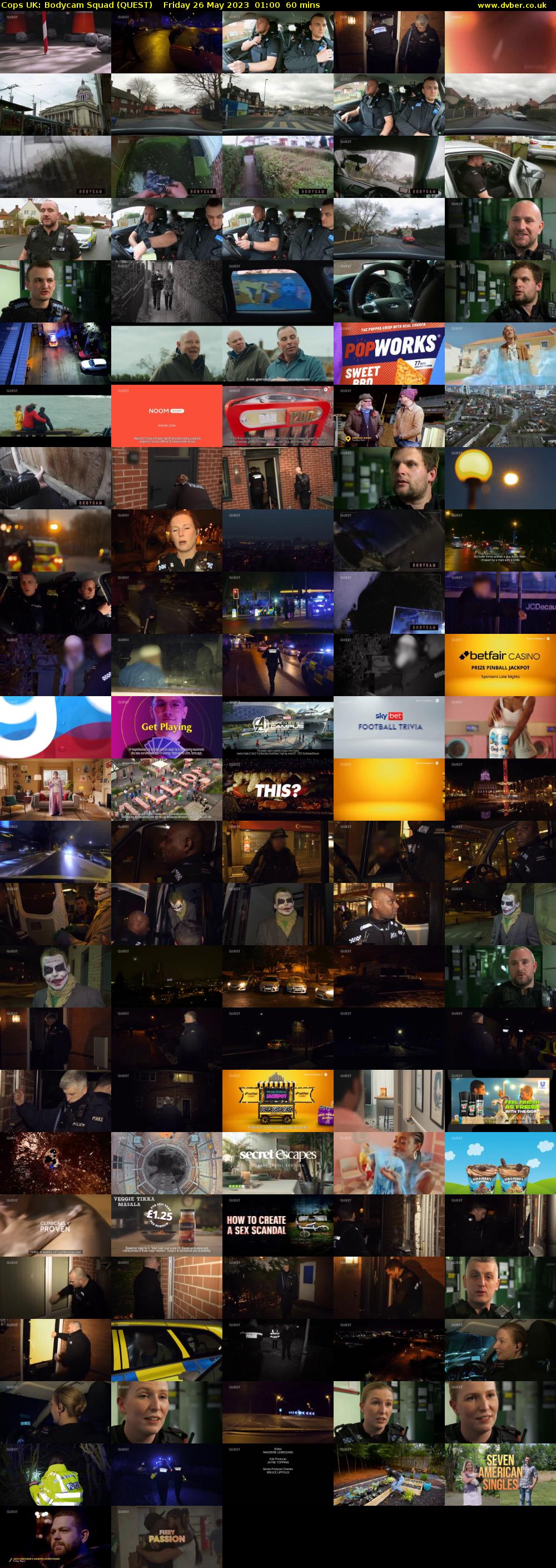 Cops UK: Bodycam Squad (QUEST) Friday 26 May 2023 01:00 - 02:00