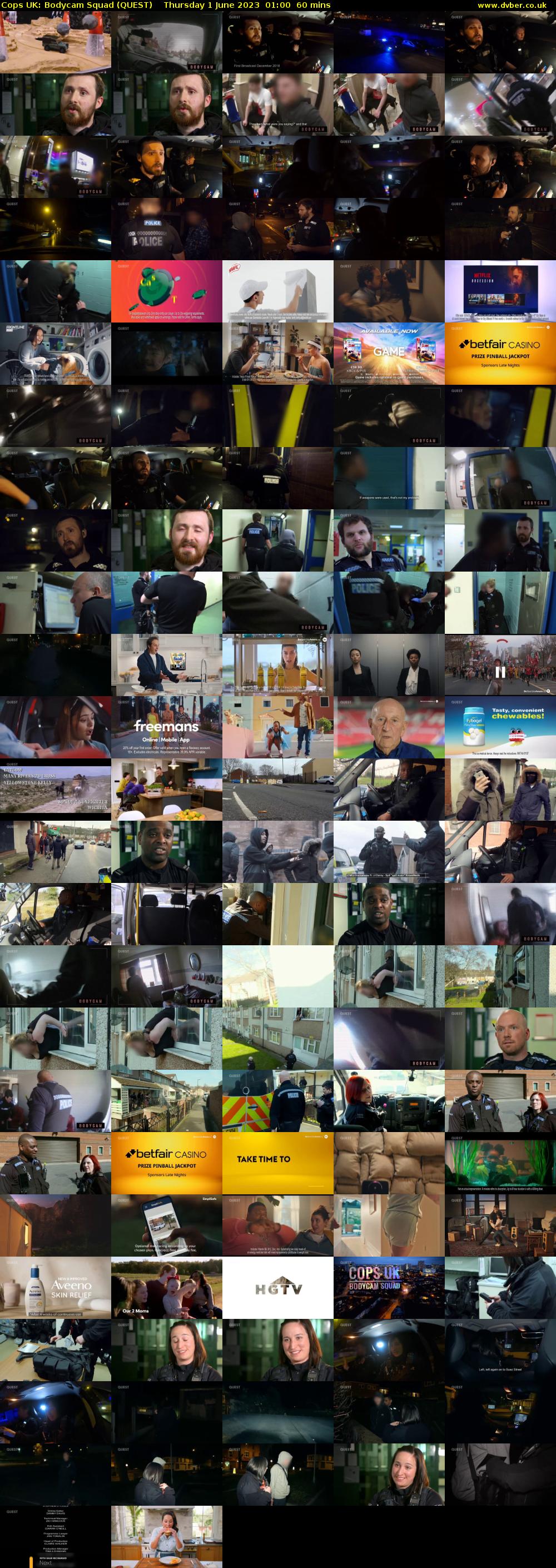 Cops UK: Bodycam Squad (QUEST) Thursday 1 June 2023 01:00 - 02:00