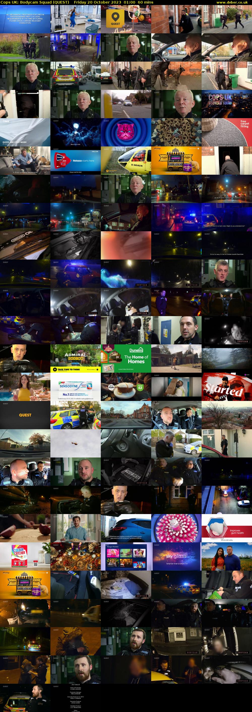 Cops UK: Bodycam Squad (QUEST) Friday 20 October 2023 01:00 - 02:00