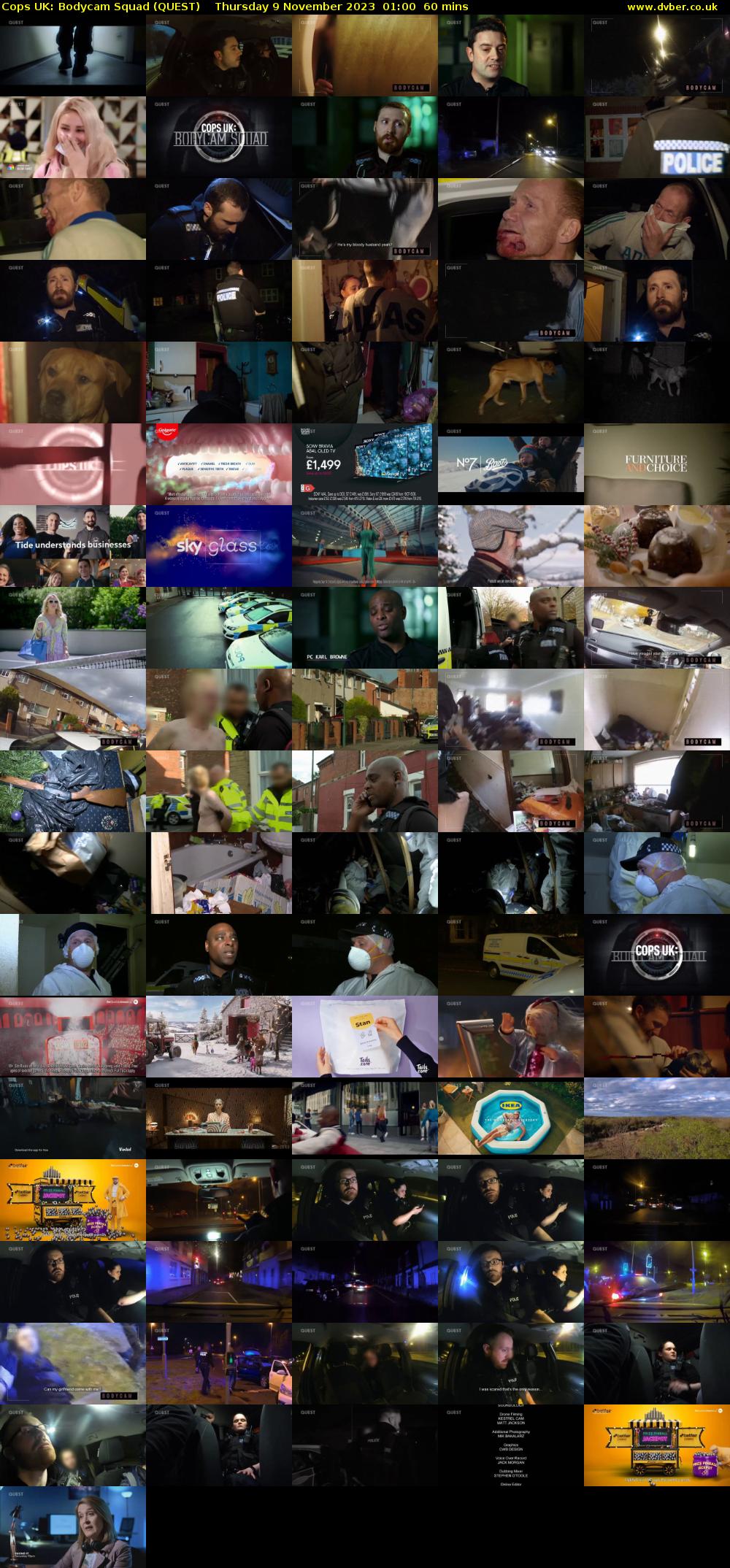 Cops UK: Bodycam Squad (QUEST) Thursday 9 November 2023 01:00 - 02:00