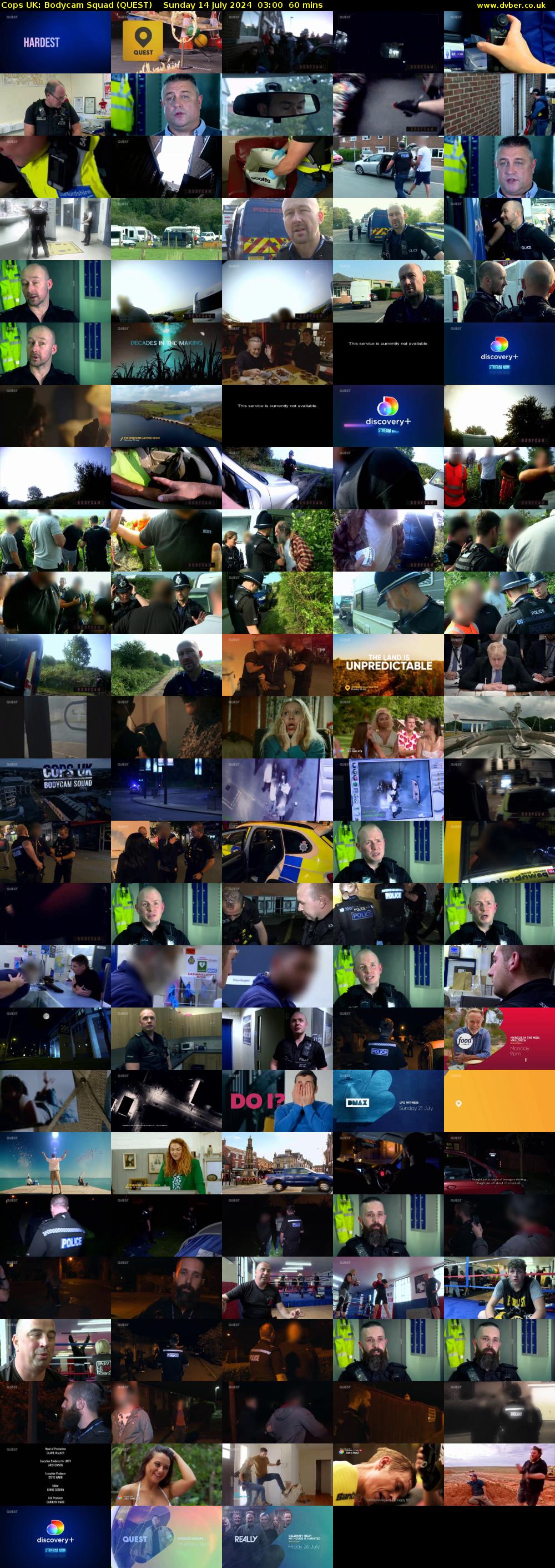 Cops UK: Bodycam Squad (QUEST) Sunday 14 July 2024 03:00 - 04:00