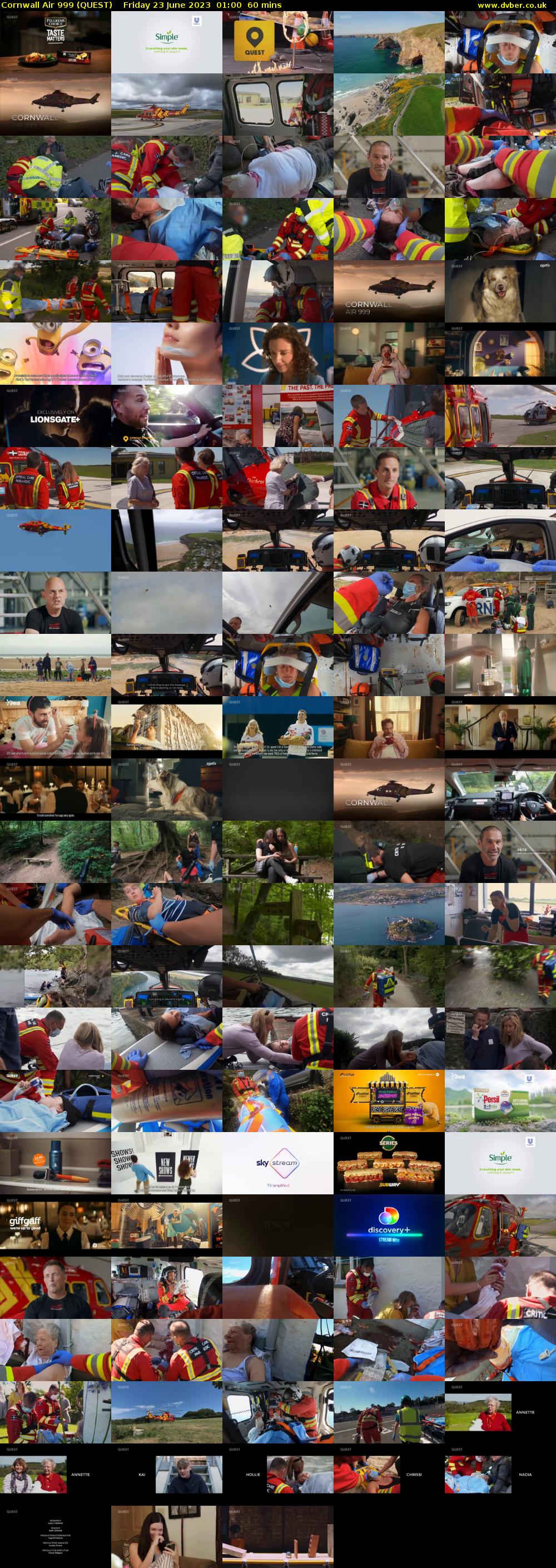 Cornwall Air 999 (QUEST) Friday 23 June 2023 01:00 - 02:00
