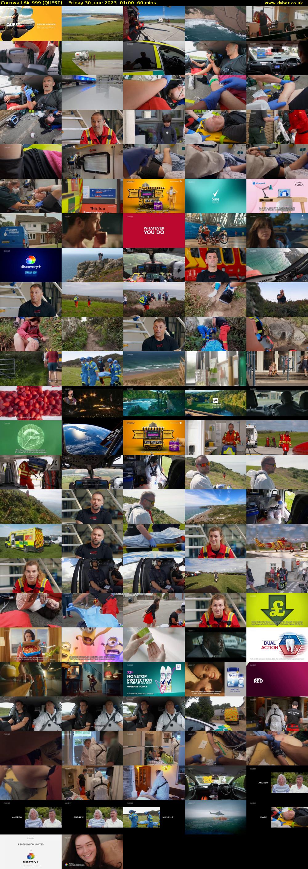 Cornwall Air 999 (QUEST) Friday 30 June 2023 01:00 - 02:00
