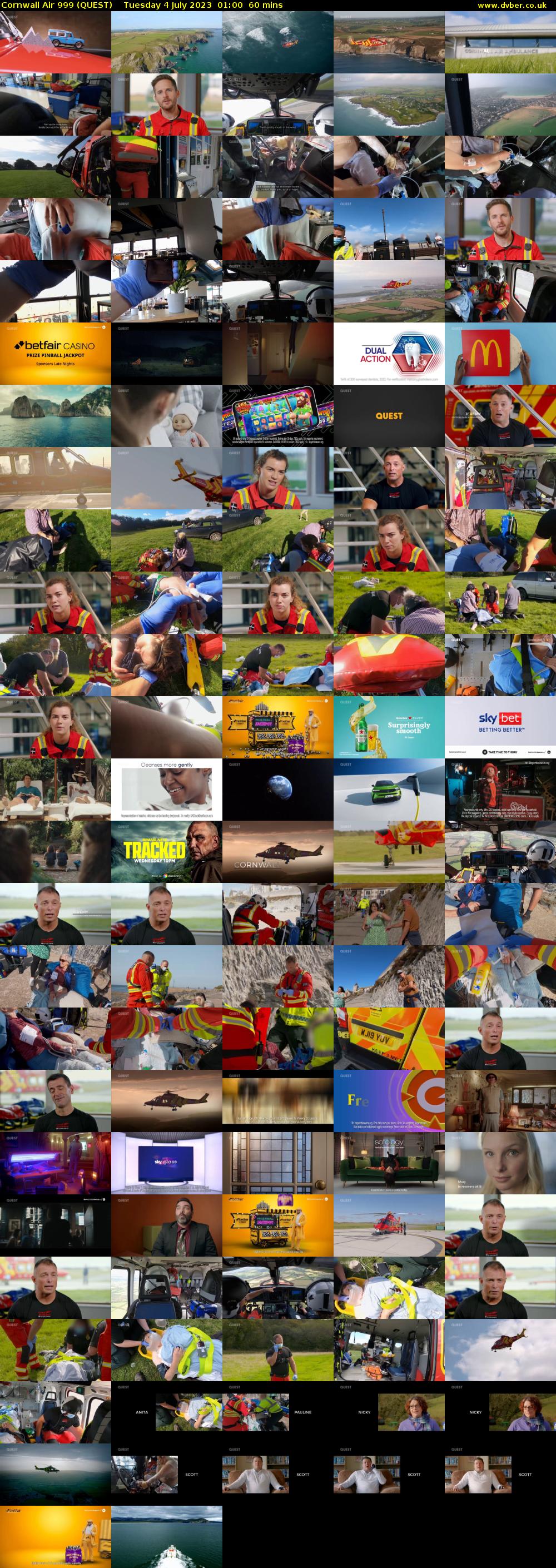 Cornwall Air 999 (QUEST) Tuesday 4 July 2023 01:00 - 02:00