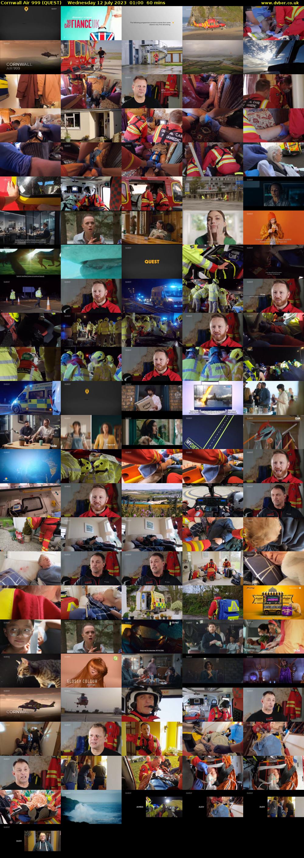 Cornwall Air 999 (QUEST) Wednesday 12 July 2023 01:00 - 02:00