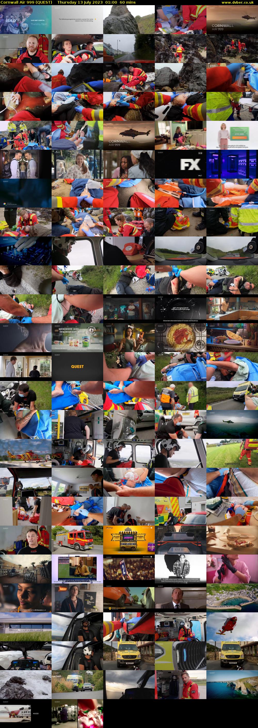 Cornwall Air 999 (QUEST) Thursday 13 July 2023 01:00 - 02:00
