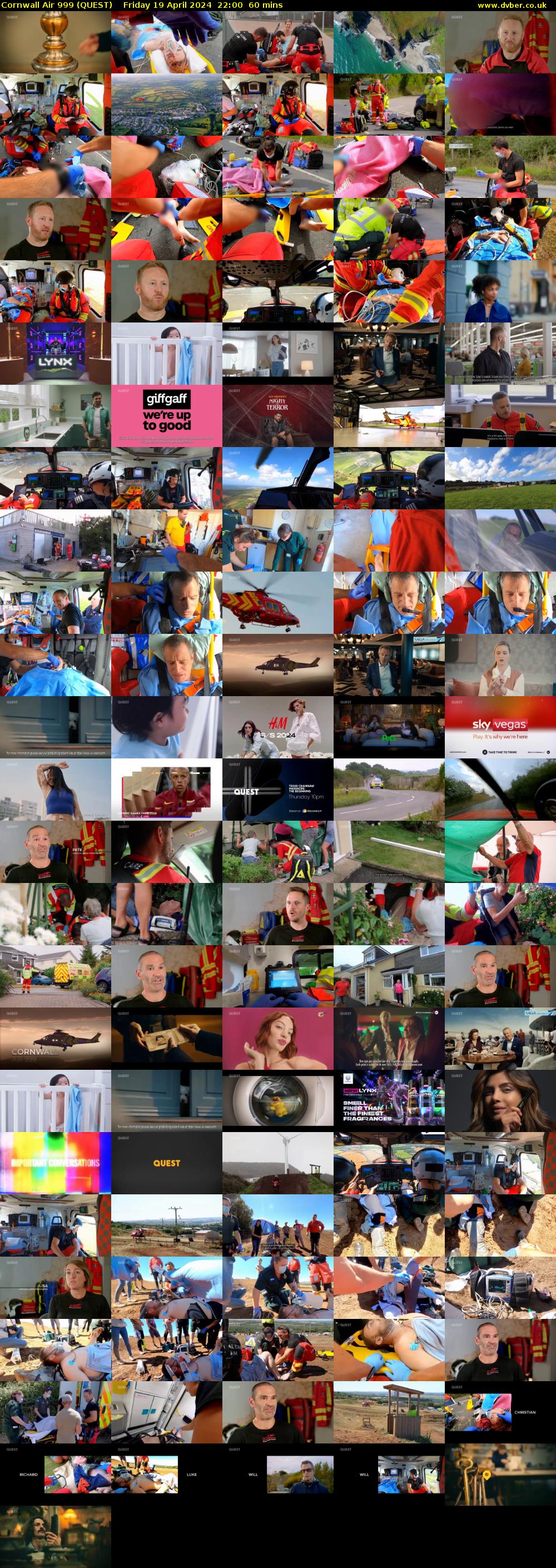Cornwall Air 999 (QUEST) Friday 19 April 2024 22:00 - 23:00