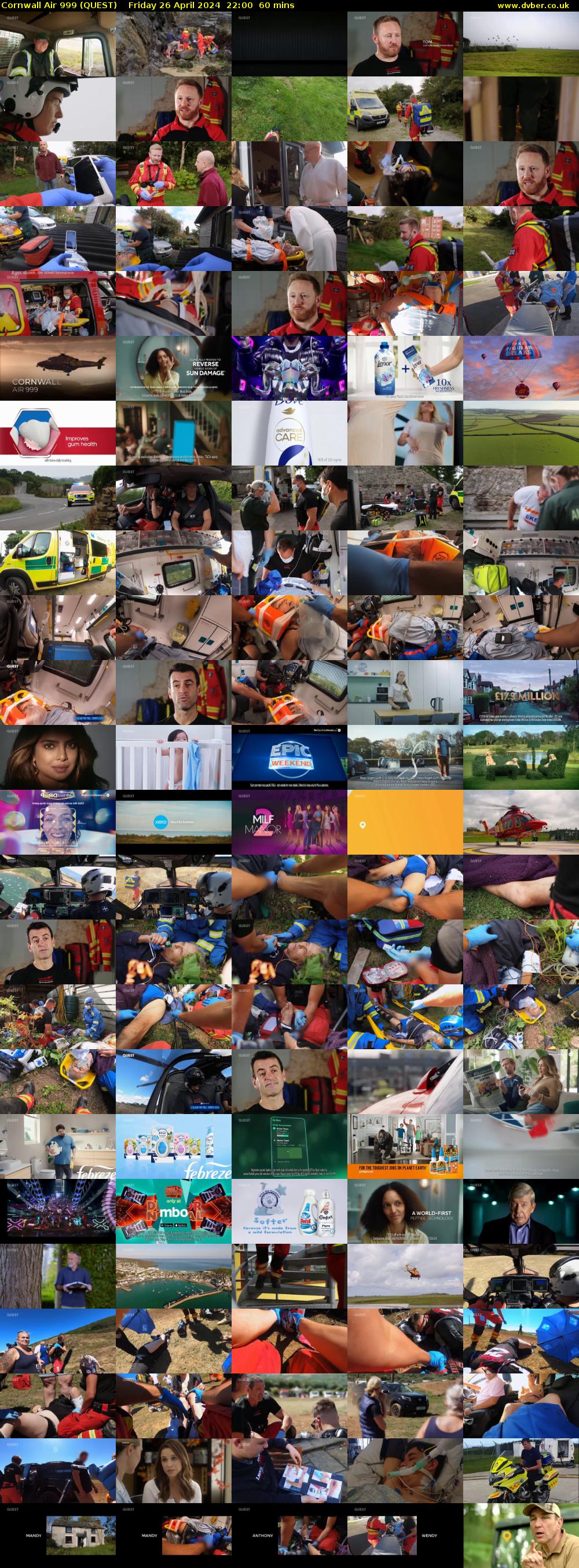 Cornwall Air 999 (QUEST) Friday 26 April 2024 22:00 - 23:00