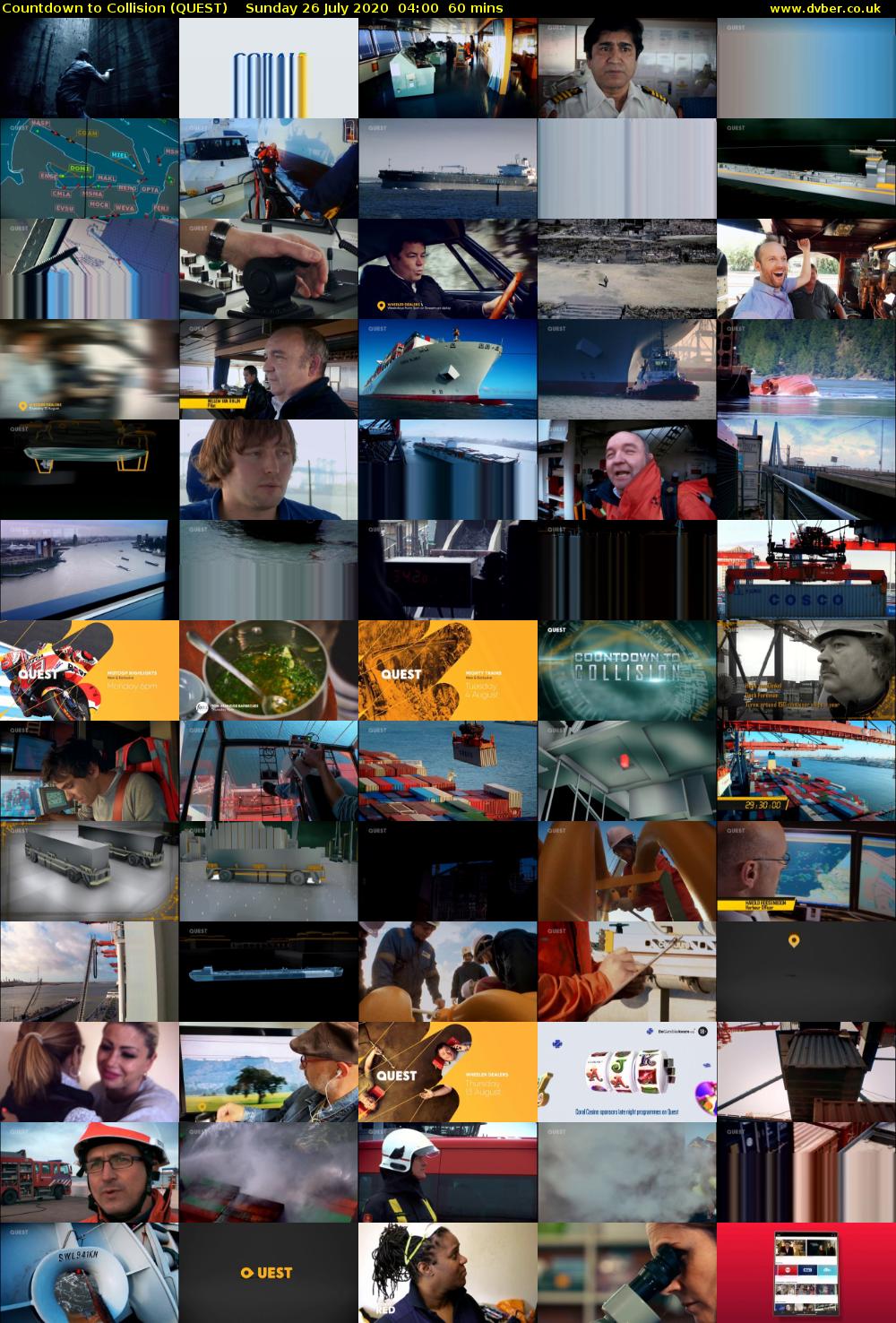 Countdown to Collision (QUEST) Sunday 26 July 2020 04:00 - 05:00