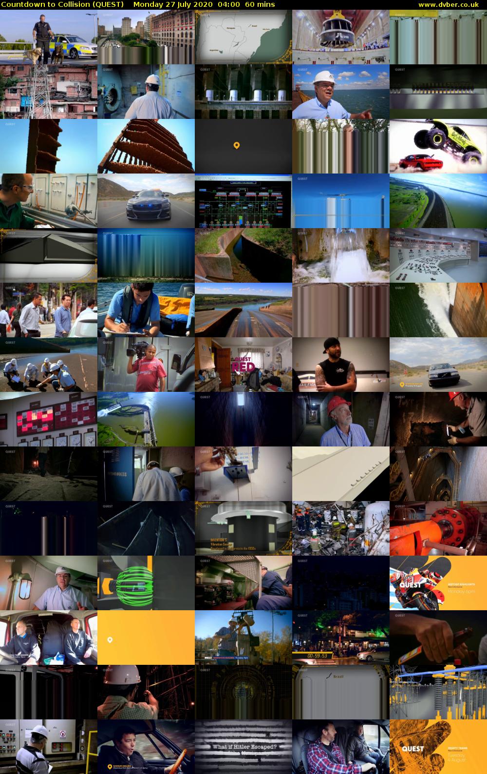 Countdown to Collision (QUEST) Monday 27 July 2020 04:00 - 05:00