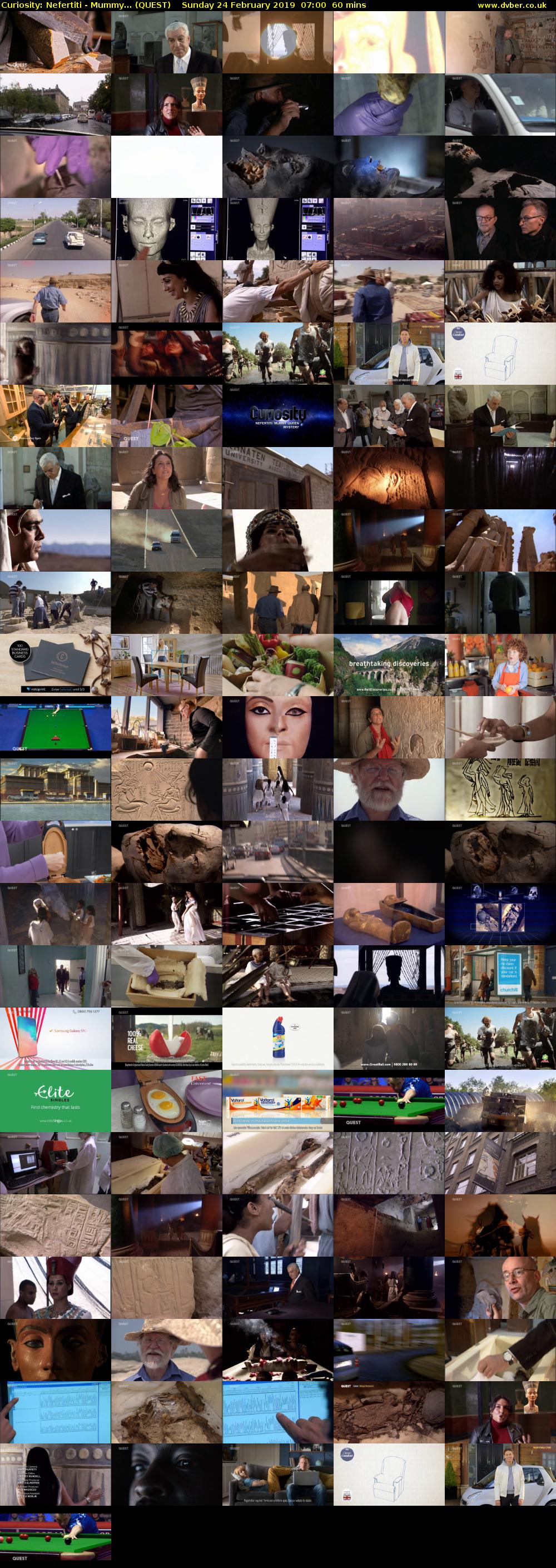 Curiosity: Nefertiti - Mummy... (QUEST) Sunday 24 February 2019 07:00 - 08:00