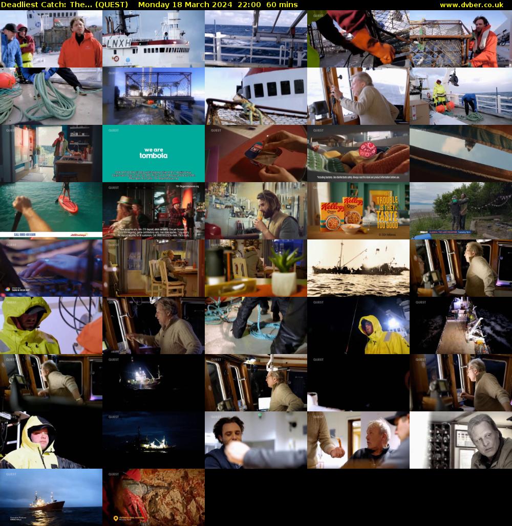 Deadliest Catch: The... (QUEST) Monday 18 March 2024 22:00 - 23:00