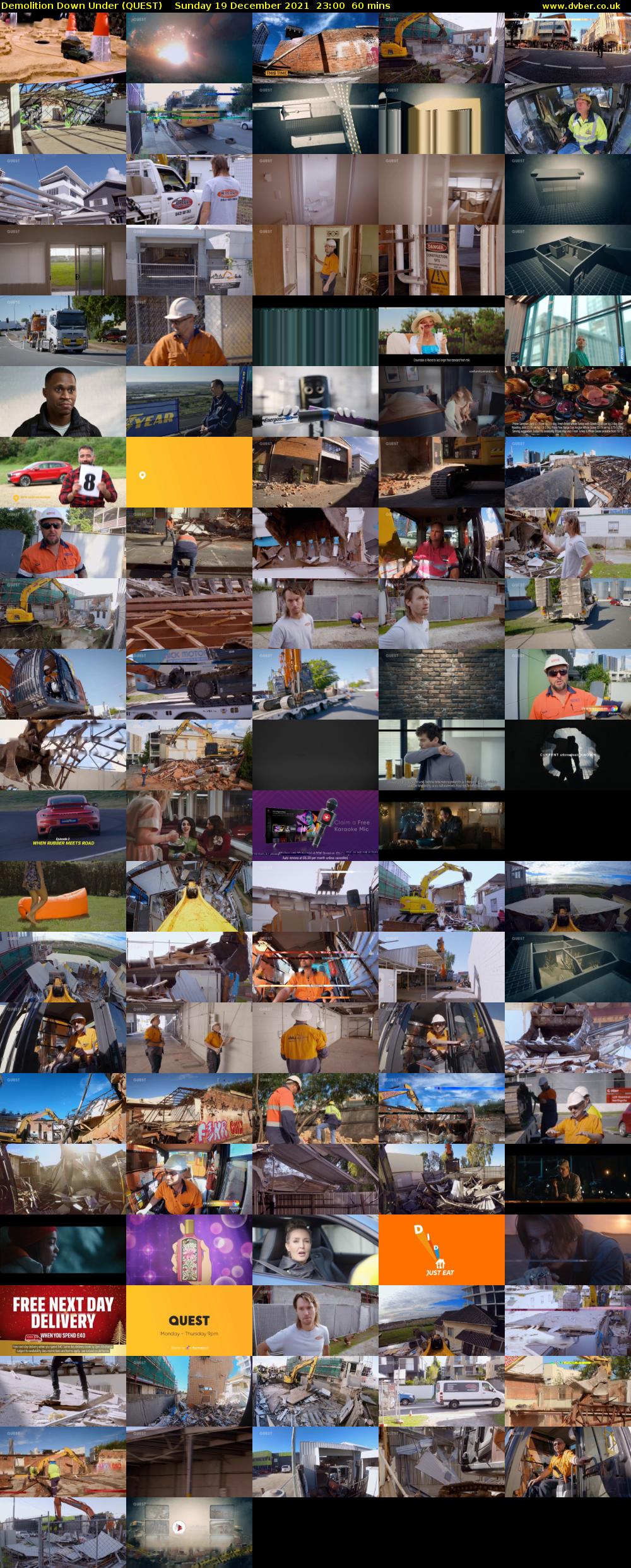 Demolition Down Under (QUEST) Sunday 19 December 2021 23:00 - 00:00