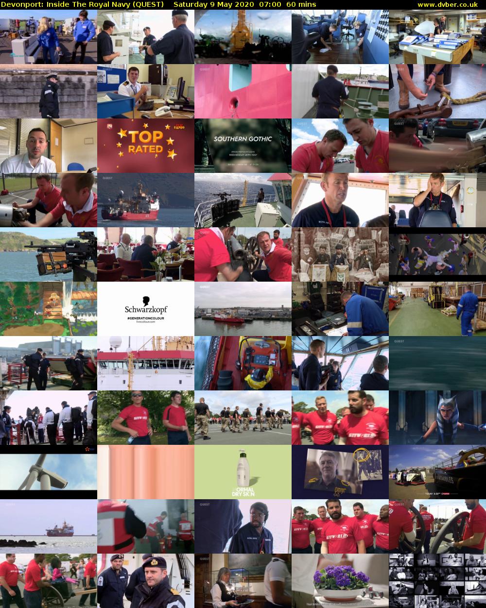 Devonport: Inside The Royal Navy (QUEST) Saturday 9 May 2020 07:00 - 08:00