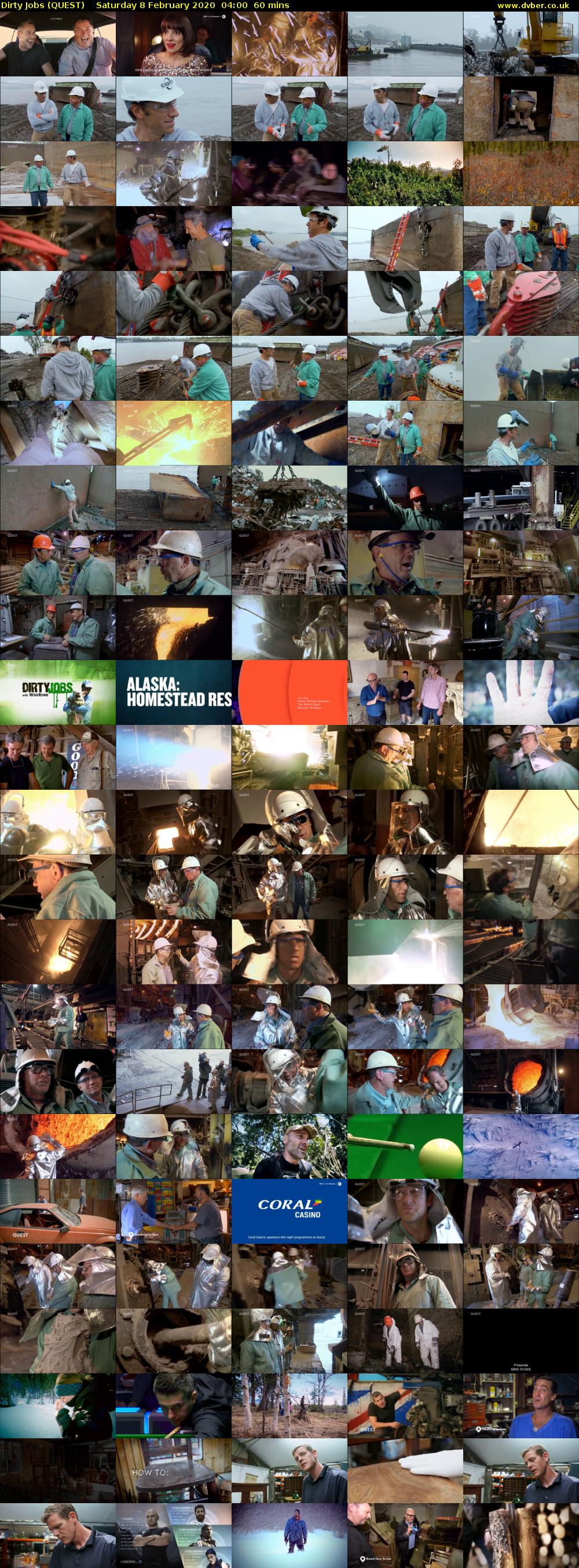Dirty Jobs (QUEST) Saturday 8 February 2020 04:00 - 05:00
