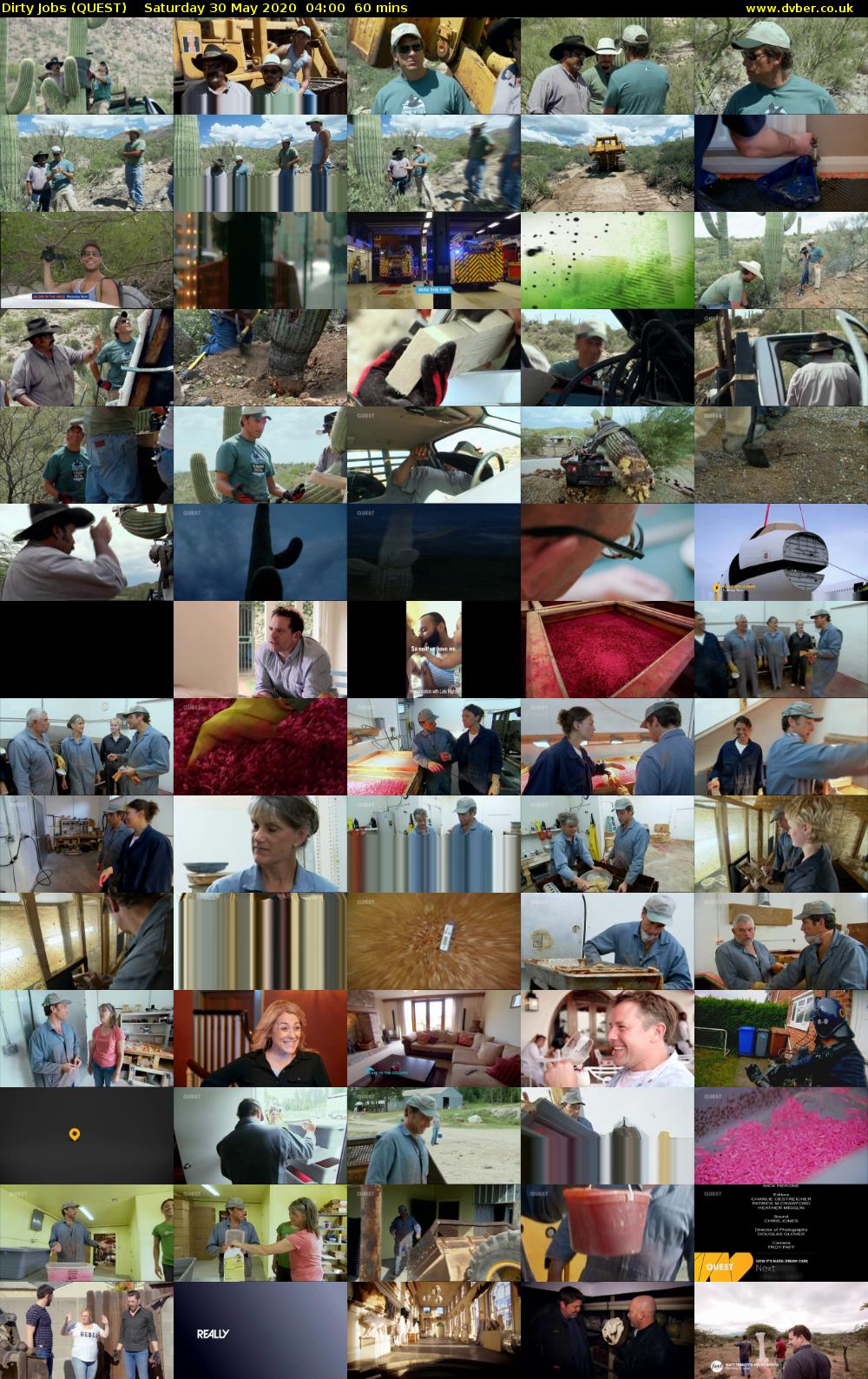 Dirty Jobs (QUEST) Saturday 30 May 2020 04:00 - 05:00