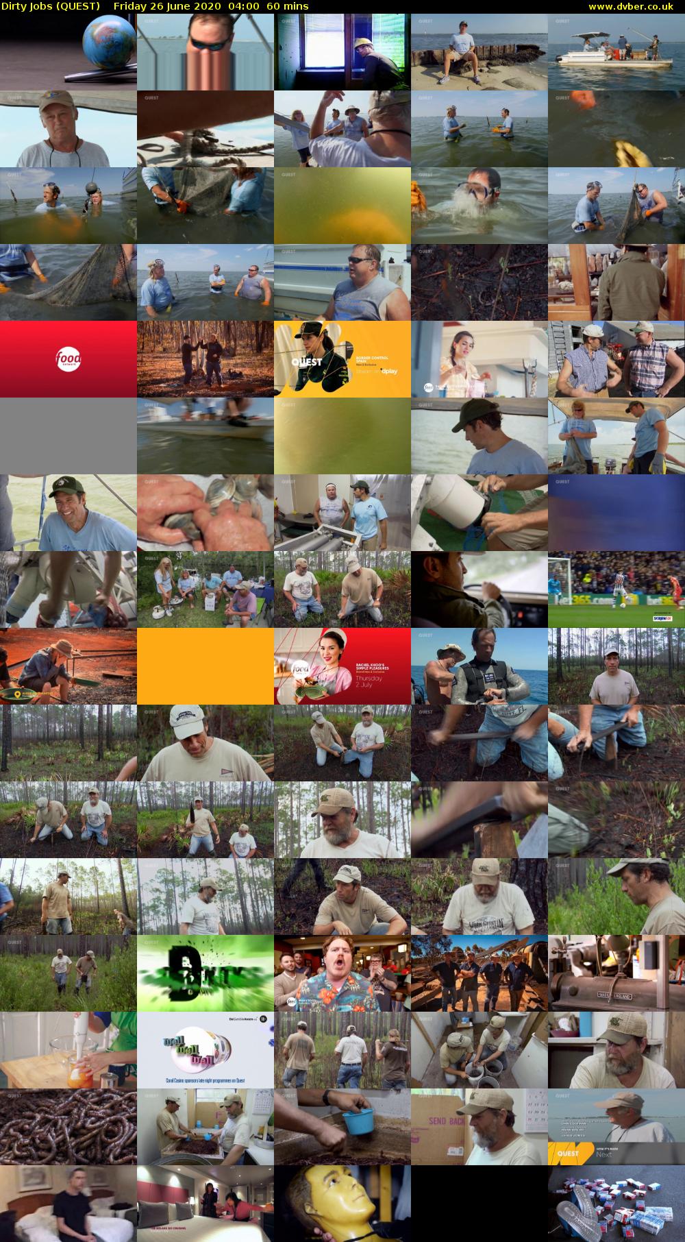 Dirty Jobs (QUEST) Friday 26 June 2020 04:00 - 05:00
