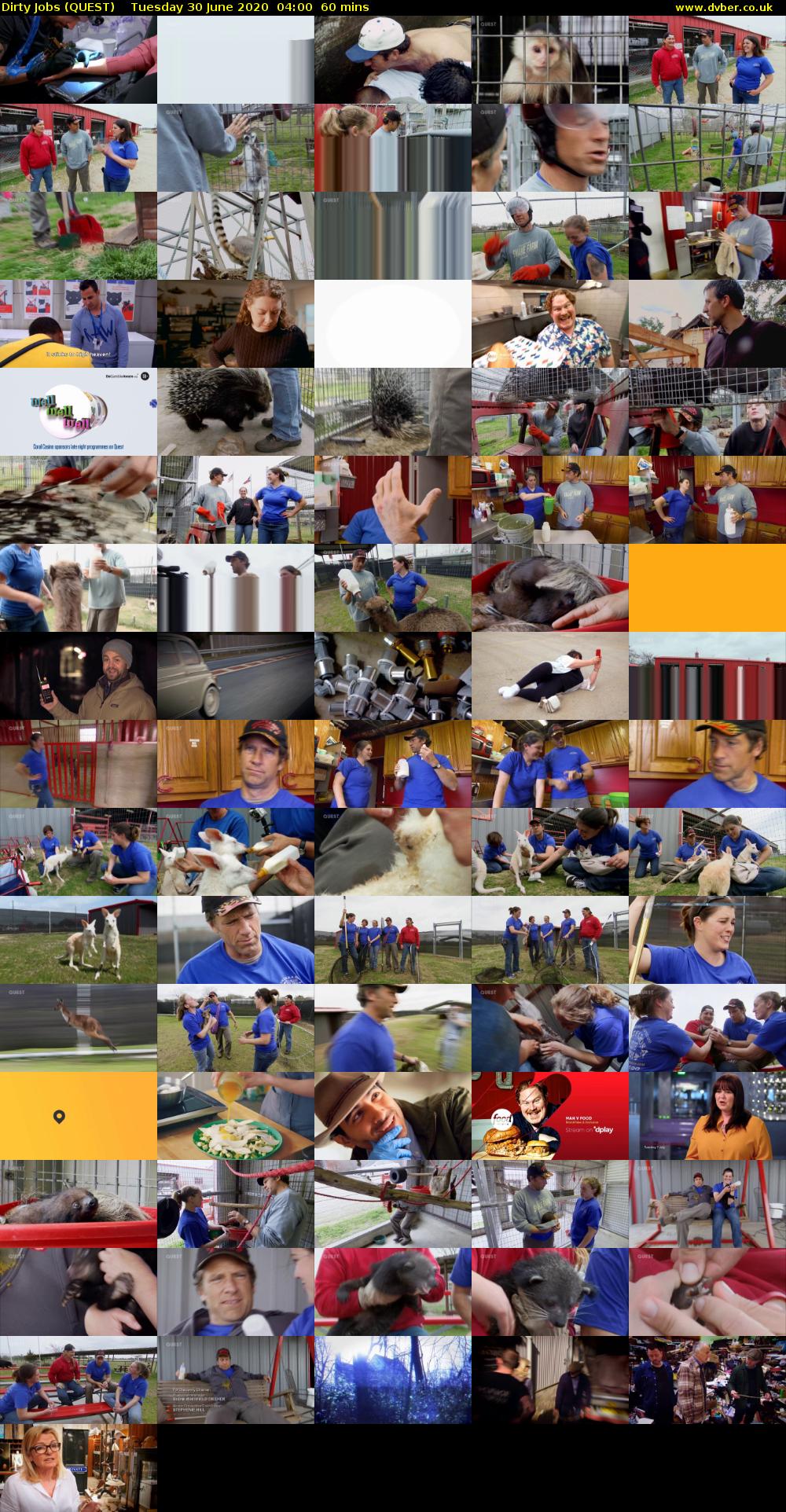 Dirty Jobs (QUEST) Tuesday 30 June 2020 04:00 - 05:00