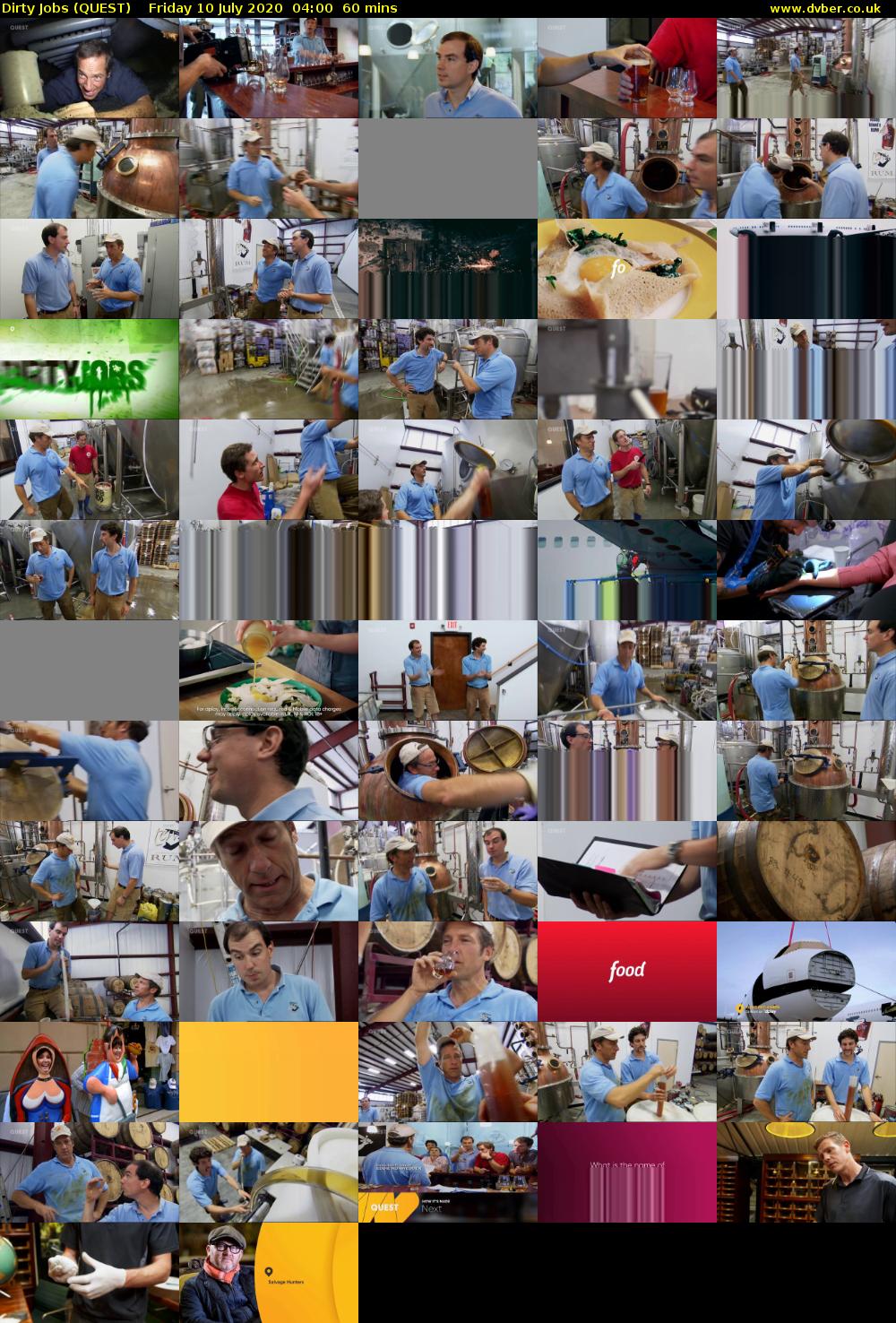 Dirty Jobs (QUEST) Friday 10 July 2020 04:00 - 05:00