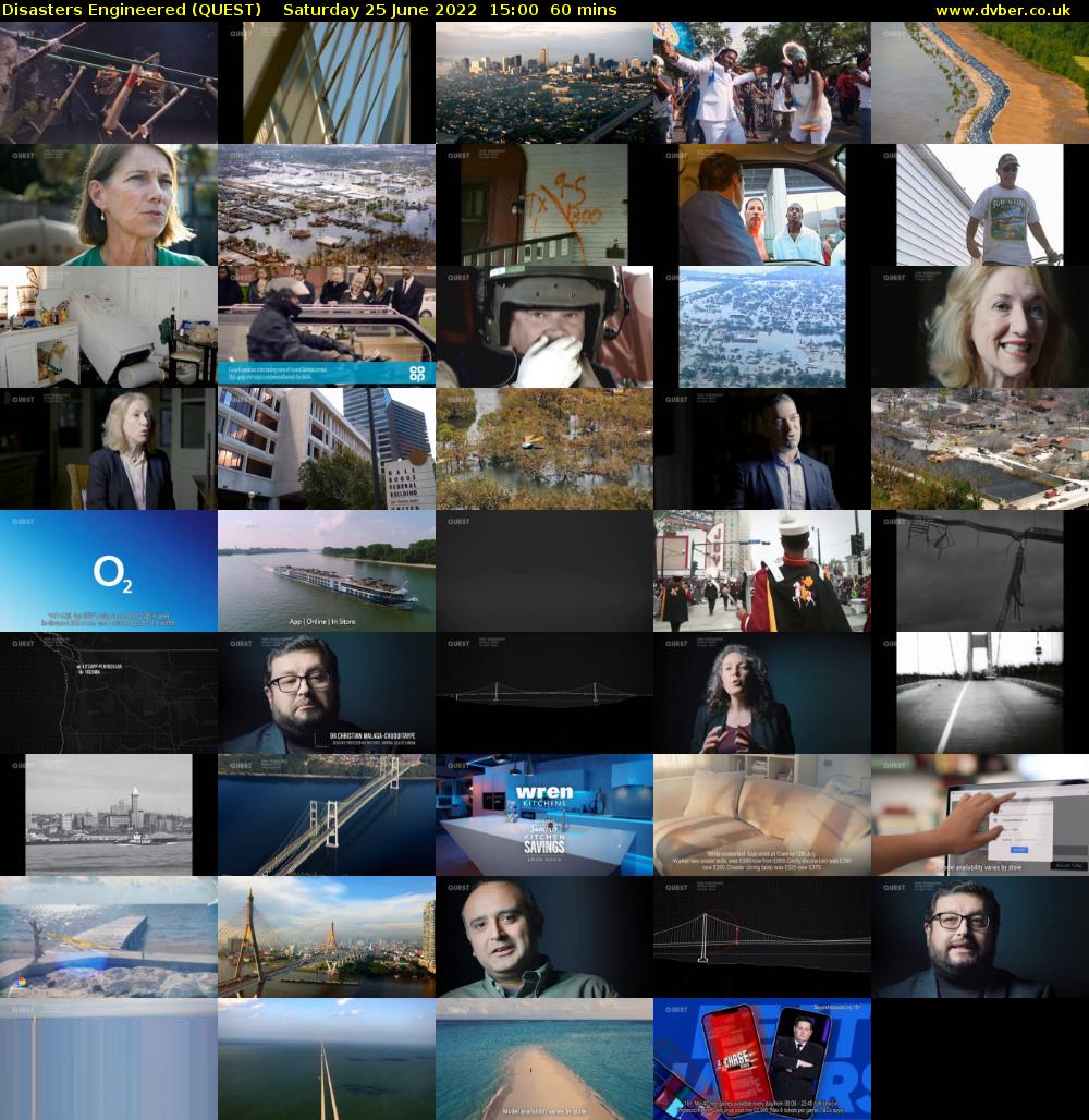 Disasters Engineered (QUEST) Saturday 25 June 2022 15:00 - 16:00