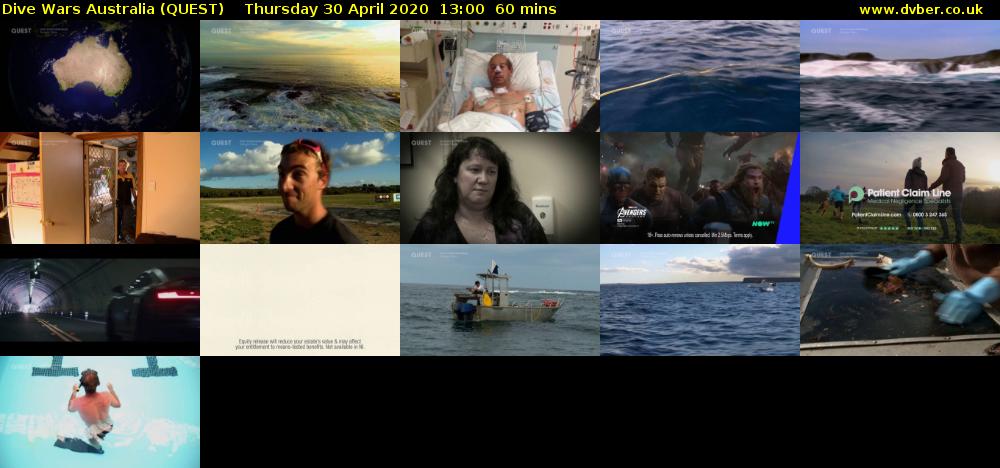 Dive Wars Australia (QUEST) Thursday 30 April 2020 13:00 - 14:00