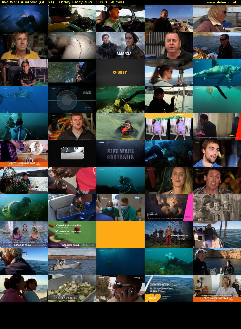 Dive Wars Australia (QUEST) Friday 1 May 2020 13:00 - 14:00
