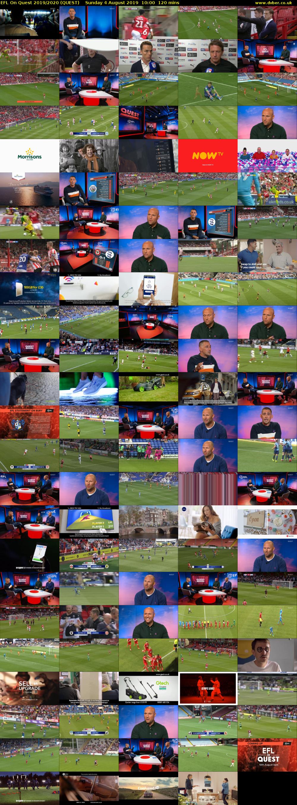 EFL On Quest 2019/2020 (QUEST) Sunday 4 August 2019 10:00 - 12:00