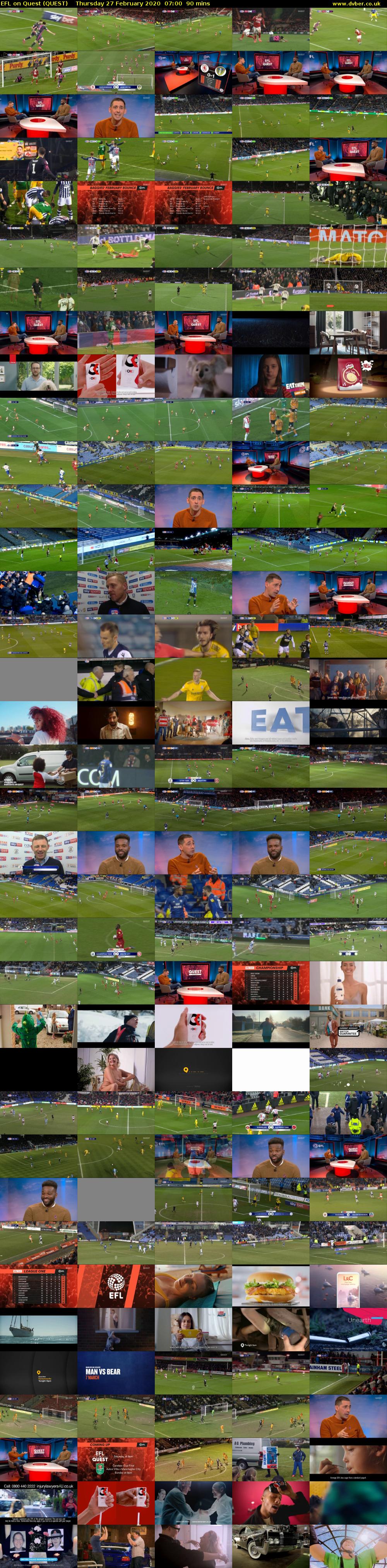 EFL on Quest (QUEST) Thursday 27 February 2020 07:00 - 08:30