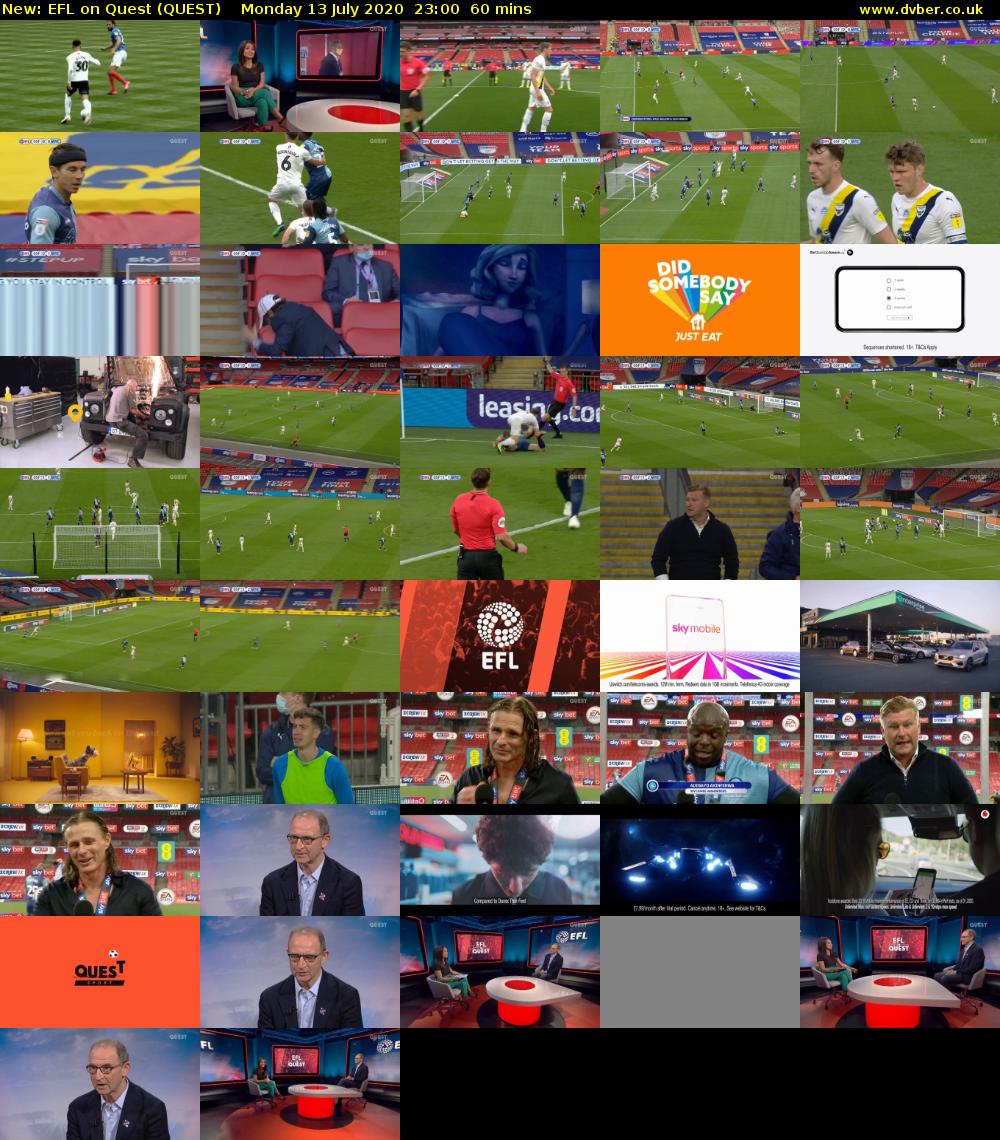 EFL on Quest (QUEST) Monday 13 July 2020 23:00 - 00:00