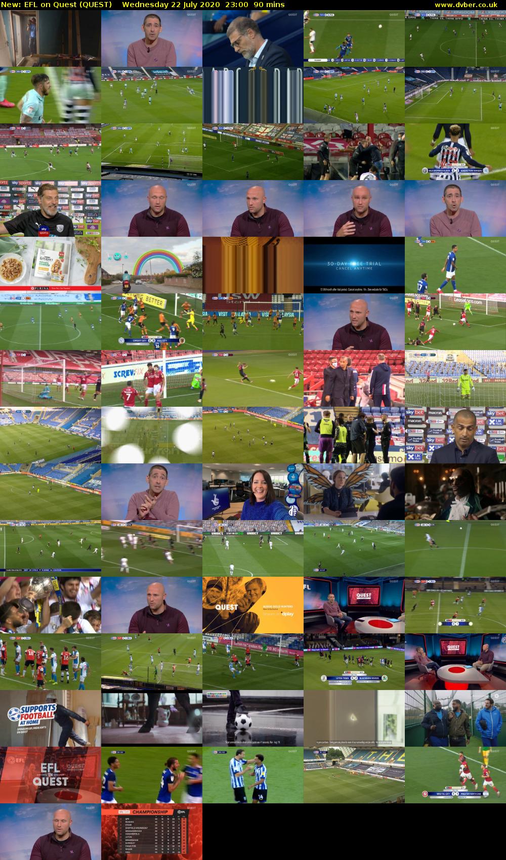 EFL on Quest (QUEST) Wednesday 22 July 2020 23:00 - 00:30