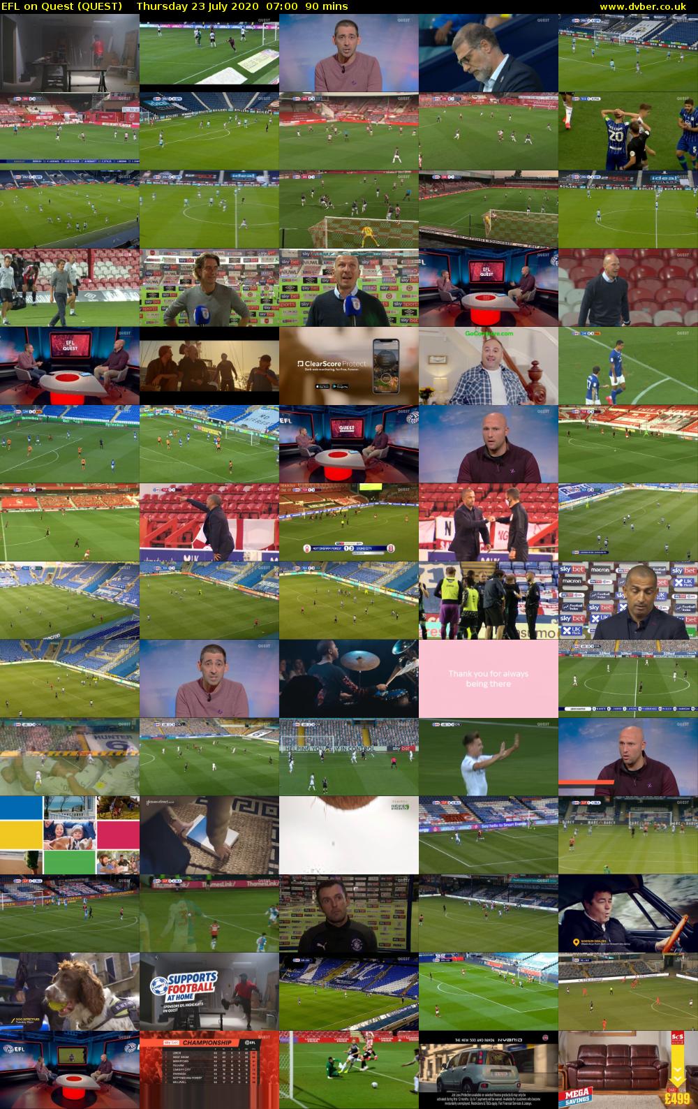 EFL on Quest (QUEST) Thursday 23 July 2020 07:00 - 08:30