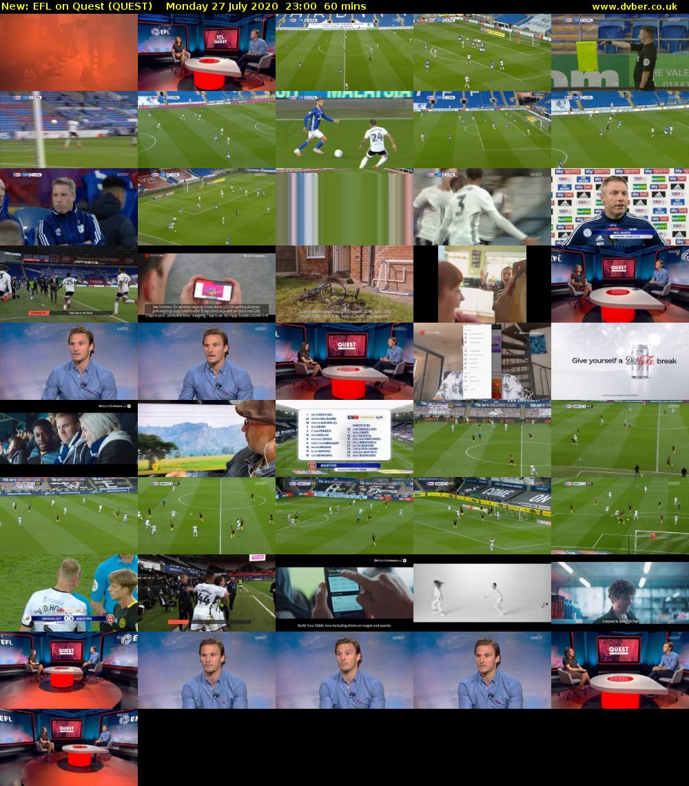 EFL on Quest (QUEST) Monday 27 July 2020 23:00 - 00:00