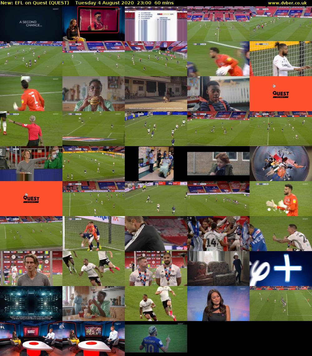 EFL on Quest (QUEST) Tuesday 4 August 2020 23:00 - 00:00