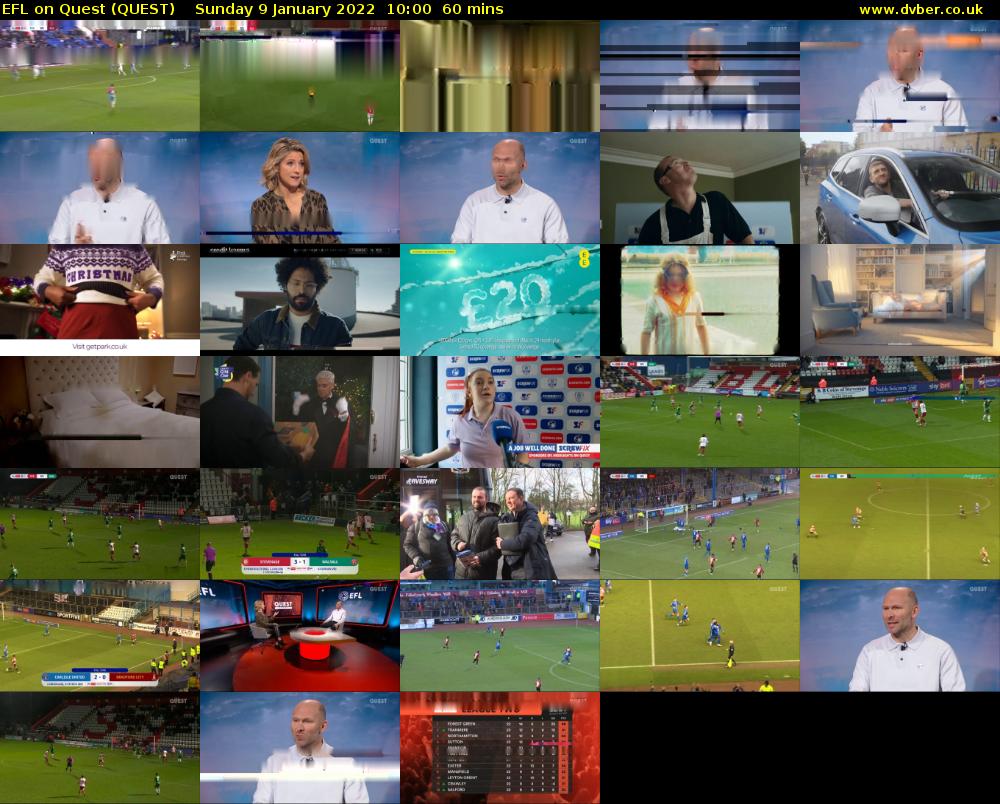 EFL on Quest (QUEST) Sunday 9 January 2022 10:00 - 11:00